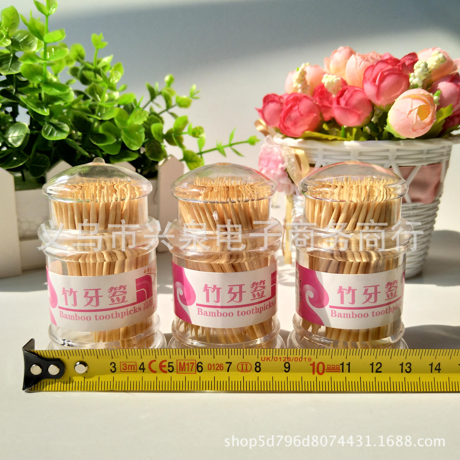 【 Zone 1-1 】 Pagoda Toothpicks 10/ board 480/ box Pagoda Toothpicks Transparent cylindrical Bamboo Toothpicks Bottled Toothpicks Bamboo Toothpicks 1 yuan supply pic 3