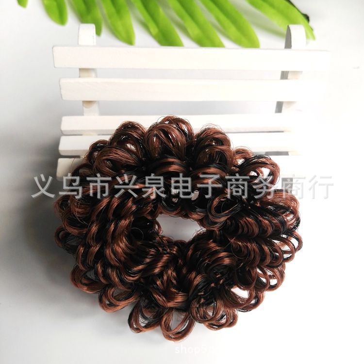 【1-7 Zones 】 Large wigs 20 per pack, large wig loops, hair loops, realistic headwear, fiber hair accessories, best-selling products, Yiwu accessories wholesale pic 4