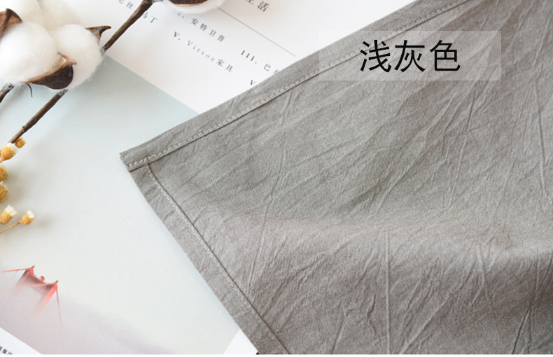 全棉色织水洗棉布料 纯棉素色纯色家纺四件套床单床笠布批发利达详情22