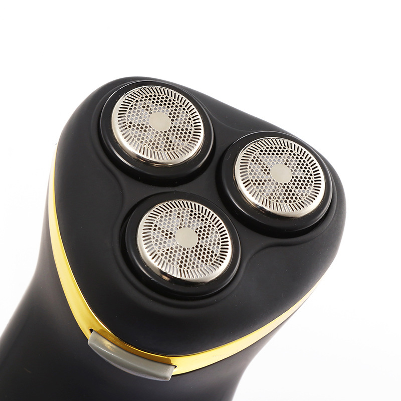 Lingke ES178 Gold three-blade Razor, Electric charging razor, waterproof Beard Razor Manufacturer wholesale pic 13