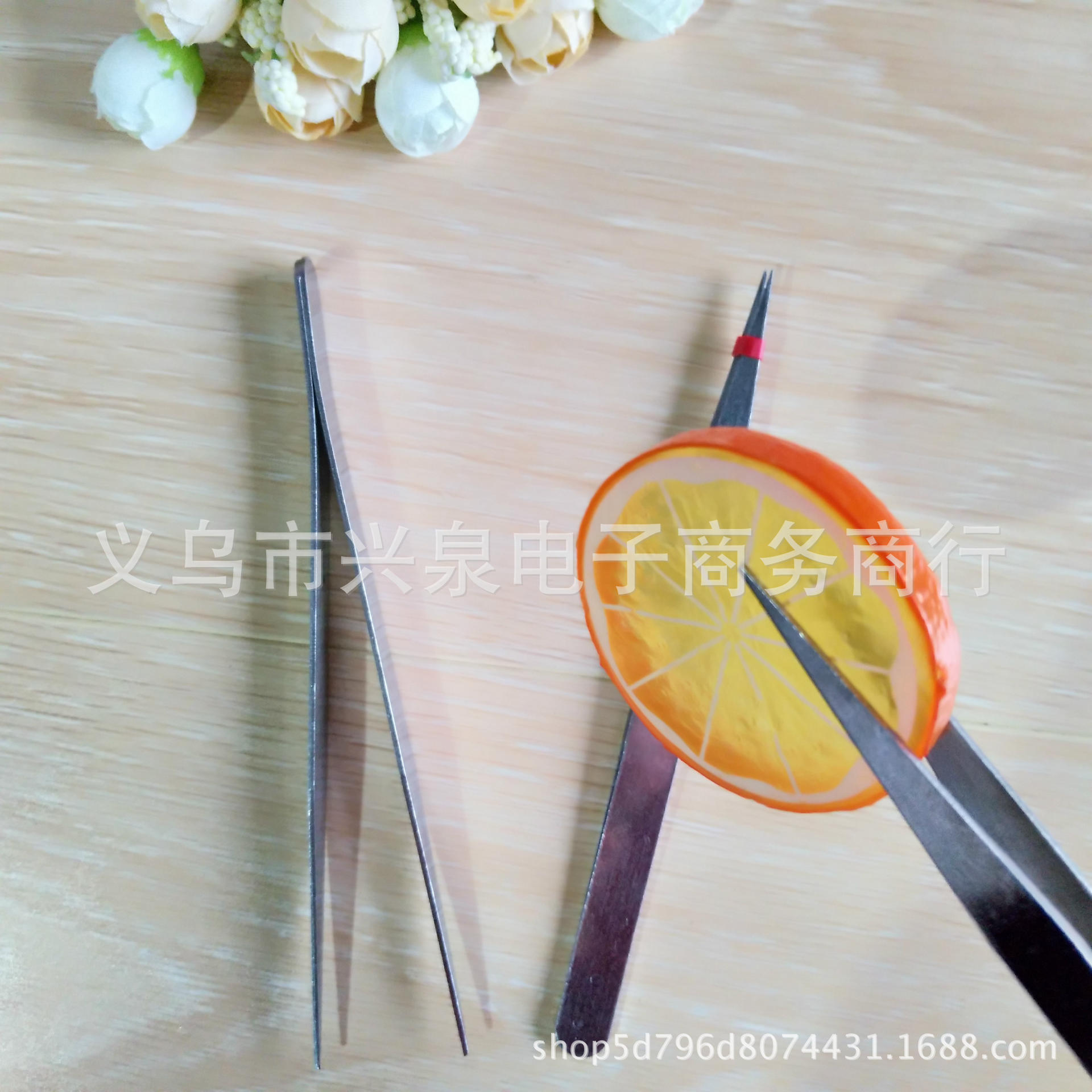 【 Zone 1-10 】 Large straight-head tweezers 10/ 100 per piece 2000 per box, one-yuan tweezers 16 cm stainless steel tweezers, finger pliers, pointed straight-head tweezers, one-yuan small commodity wholesale pic 6
