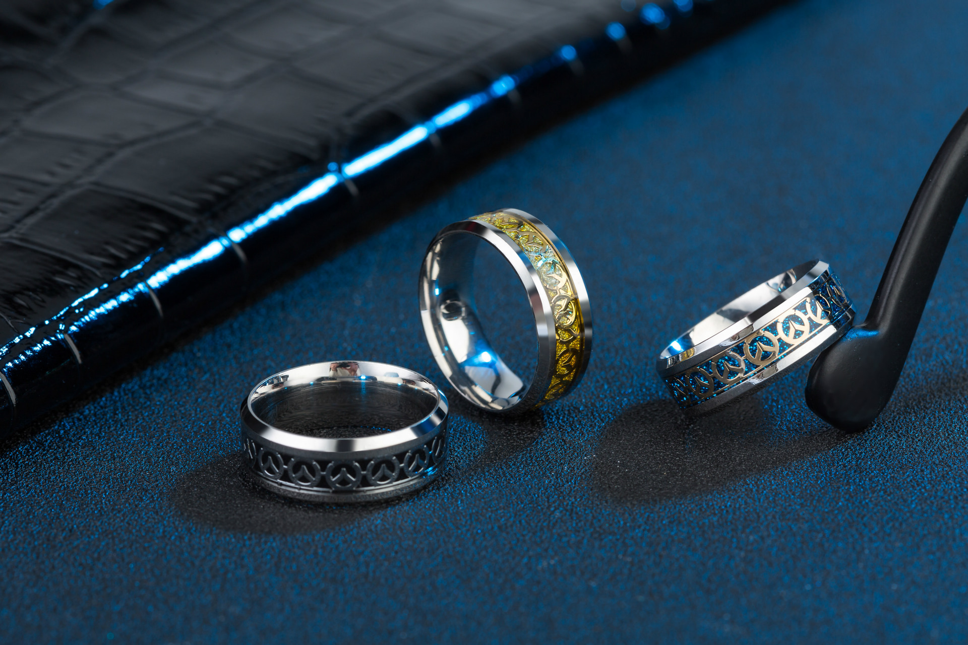 New stainless steel rings for anime and game accessories, European and American jewelry, AliExpress pic 12