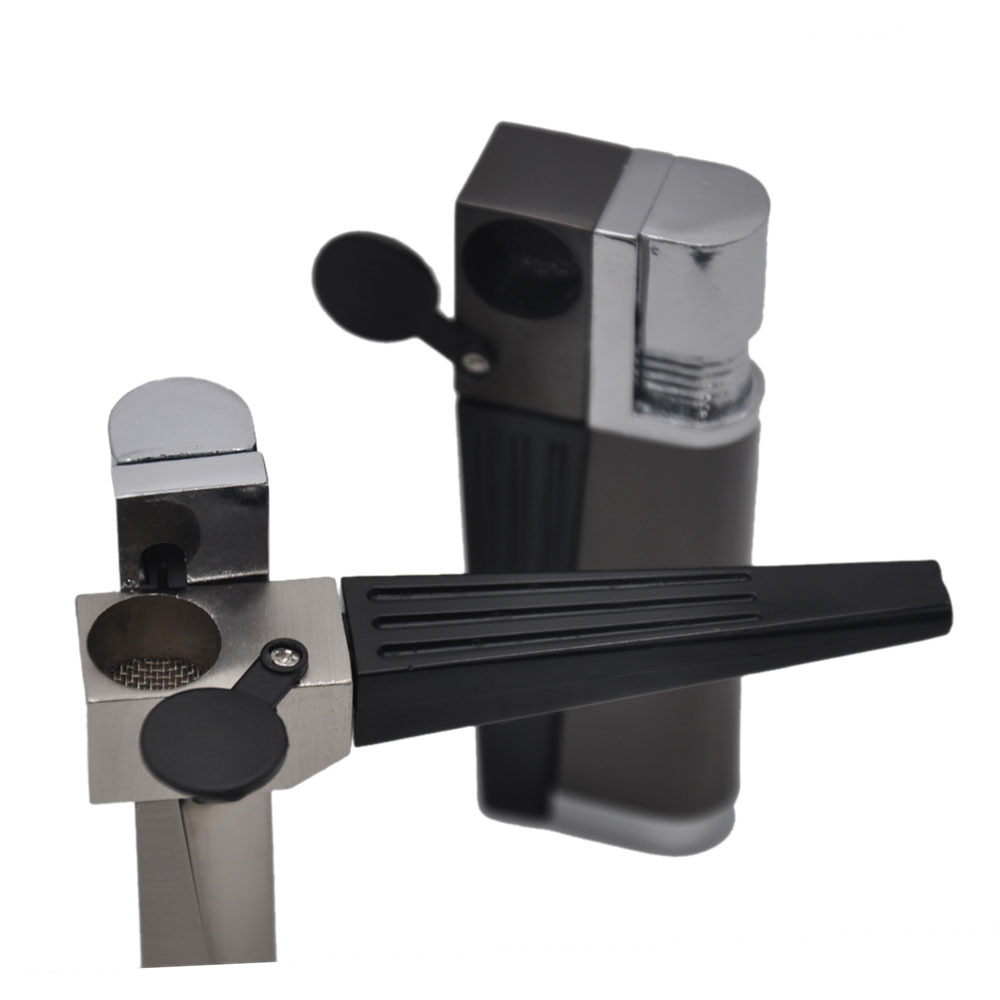 Hot-selling pipe machine creative lighter with pipe dual-purpose smoking accessories lighter set for cross-border use pic 7