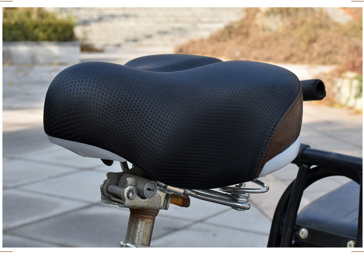 Electric vehicle seat cushion, bicycle seat, load-bearing king, enlarged saddle, thickened seat, pressure-resistant iron shell seat cushion accessories pic 6