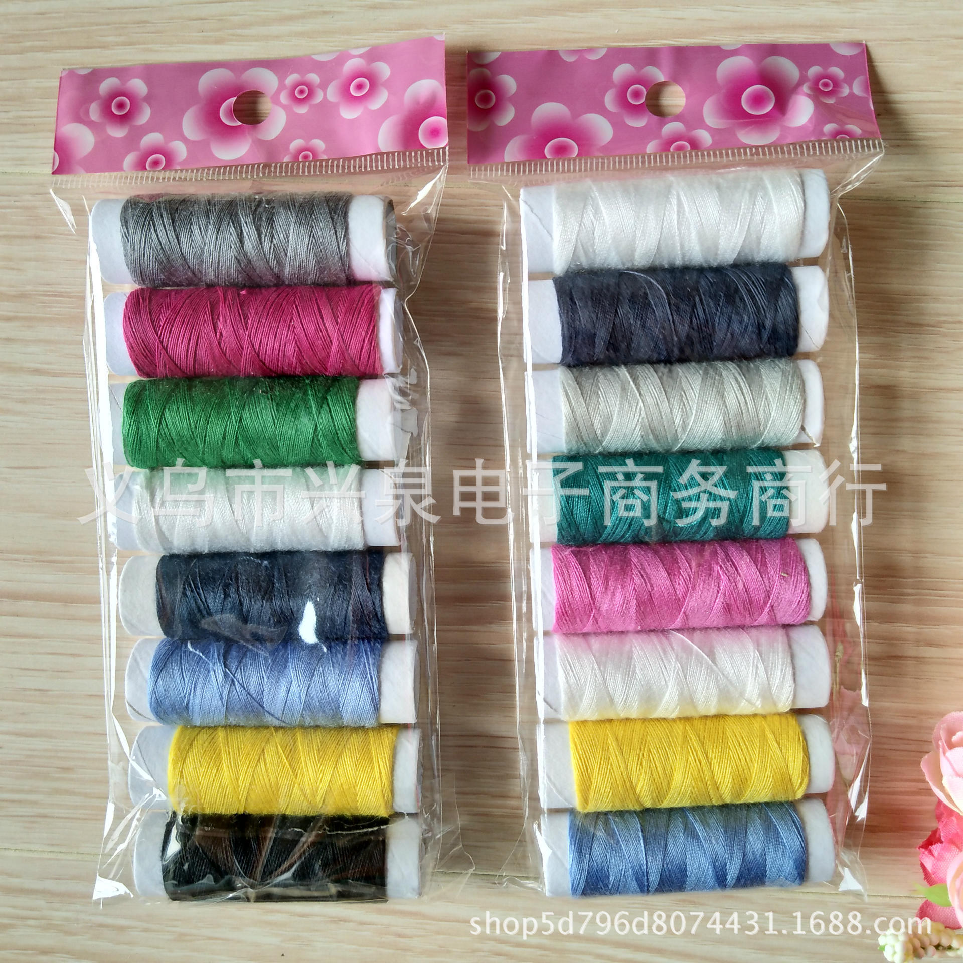【3-11】【8 pieces of sewing Thread 】 One pack of 8 pieces per box, 600 pieces of colorful sewing thread. One pack of 8 pieces of colorful sewing thread. Wholesale of daily necessities for one yuan pic 1