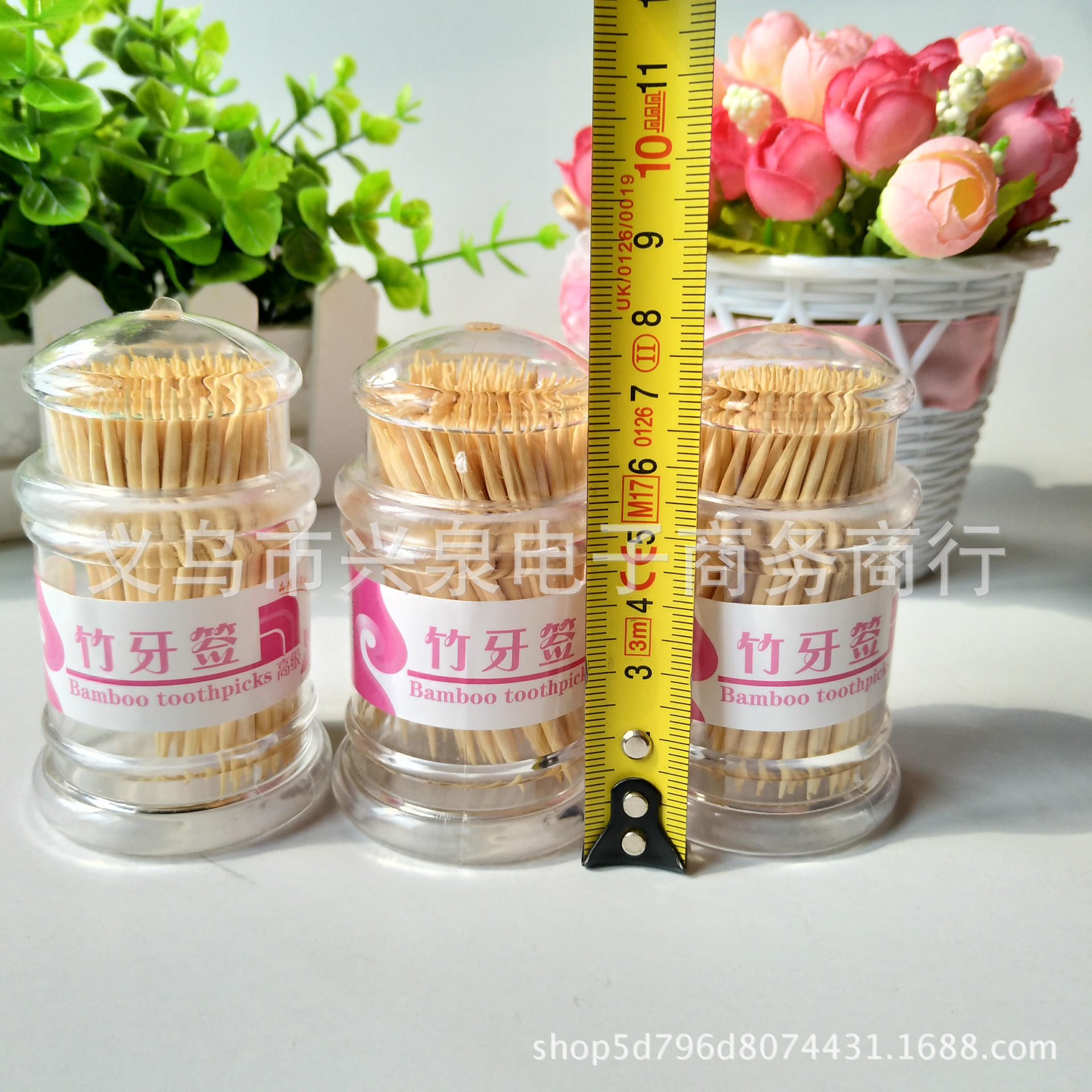 【 Zone 1-1 】 Pagoda Toothpicks 10/ board 480/ box Pagoda Toothpicks Transparent cylindrical Bamboo Toothpicks Bottled Toothpicks Bamboo Toothpicks 1 yuan supply pic 4