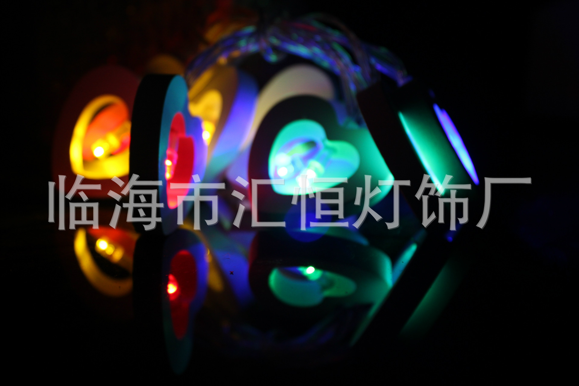 厂家现货供应led电池盒灯串节日装饰彩灯10灯1.2米爱心灯串详情5