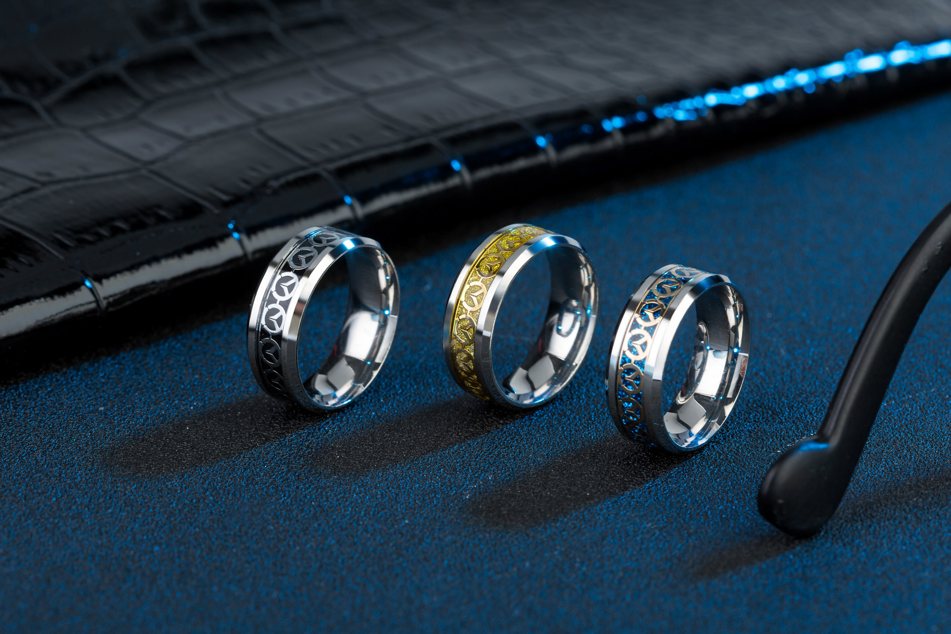 New stainless steel rings for anime and game accessories, European and American jewelry, AliExpress pic 8
