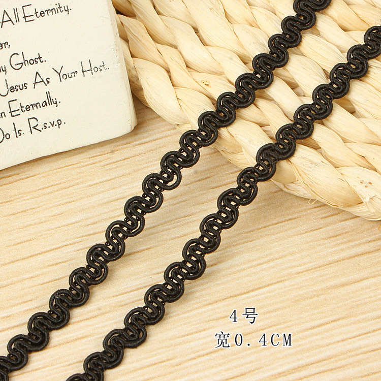 Black DIY lace clothing accessories and home decoration factory direct sales pic 10