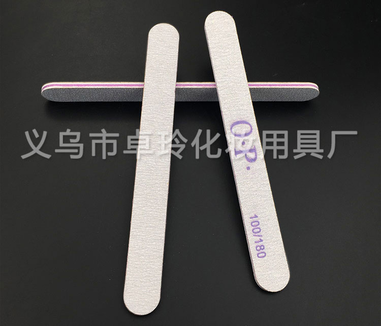 Wholesale 100/180 nail files, nail trimming and sanding strips, double-sided sanding nail tools pic 4