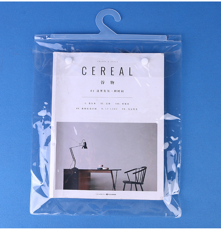 Source factory PVC hook bags, PVC cosmetic bags, PVC cosmetic bags, PVC clothing bags, packaging bags, customized transparent bags pic 5