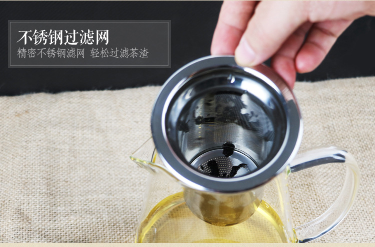 煮茶壶电陶炉商用泡茶器不锈钢过滤加厚煮茶壶明火耐热玻璃茶壶详情7