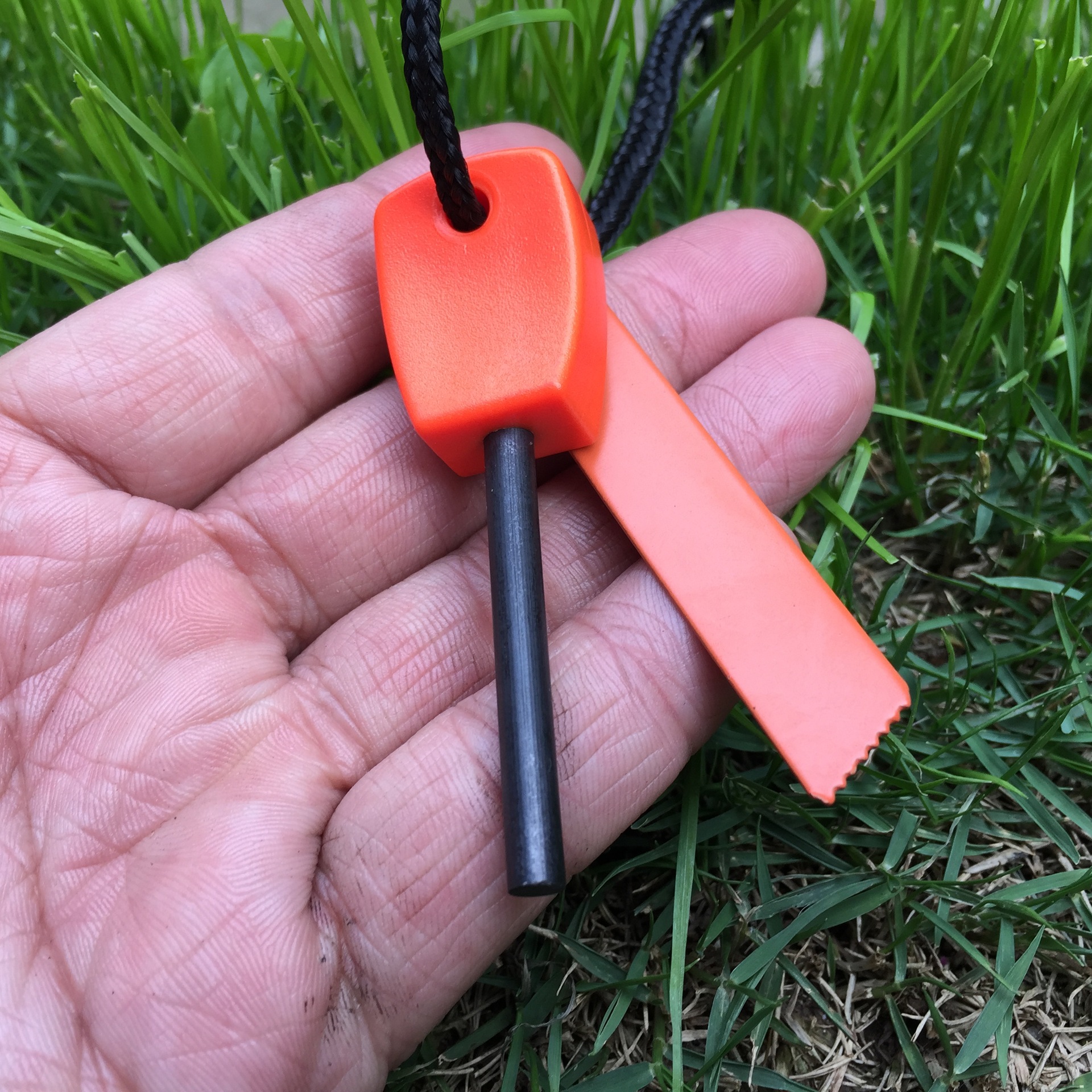 Small Camping PSK survival Outdoor Equipment Economy Edition Small Mini Flint Waterproof Fire Magnesium Strip pic 3