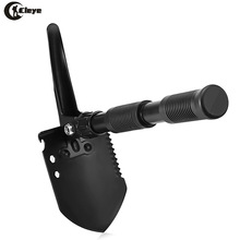 多功能折叠工兵铲户外野营铲车载铁锹黑色中号便携五金工具详情39