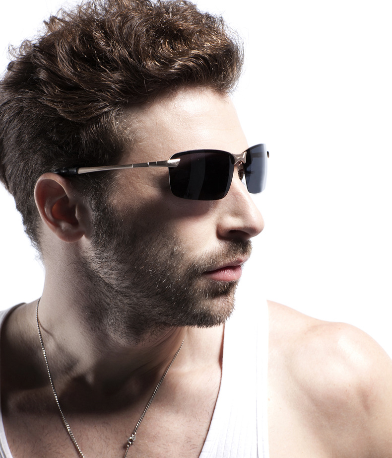 男士偏光太阳眼镜开车驾驶眼镜 钓鱼眼镜 户外蛤蟆镜男墨镜3043详情2