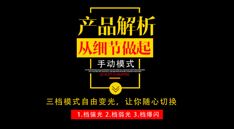 跨境户外钓鱼头灯批发T6LED强光伸缩变焦多功能头灯充电感应头灯详情4