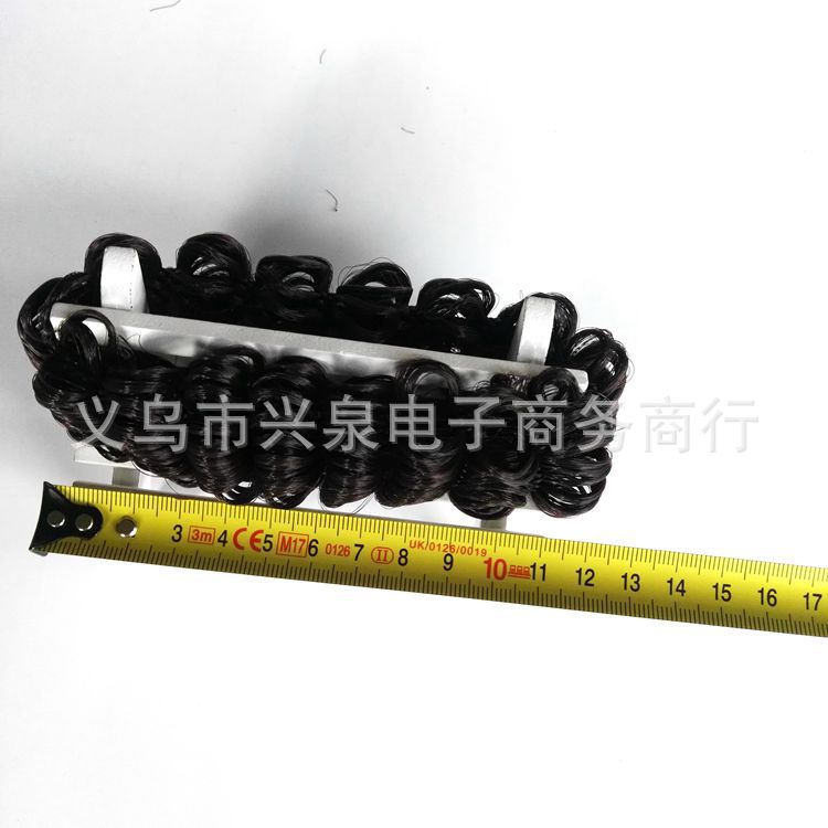 【1-7 Zones 】 Large wigs 20 per pack, large wig loops, hair loops, realistic headwear, fiber hair accessories, best-selling products, Yiwu accessories wholesale pic 7