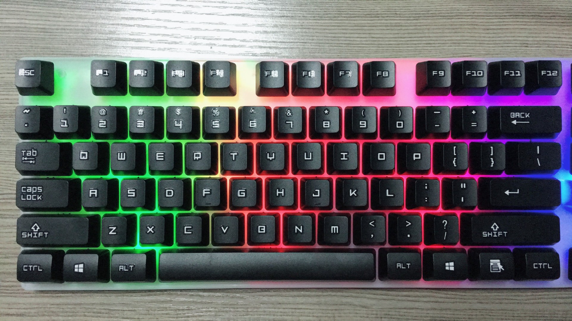 Cross-border keyboard Chasing Light Leopard G21 wired usb gaming Mechanical feel seven-color luminous laptop keyboard KB pic 21