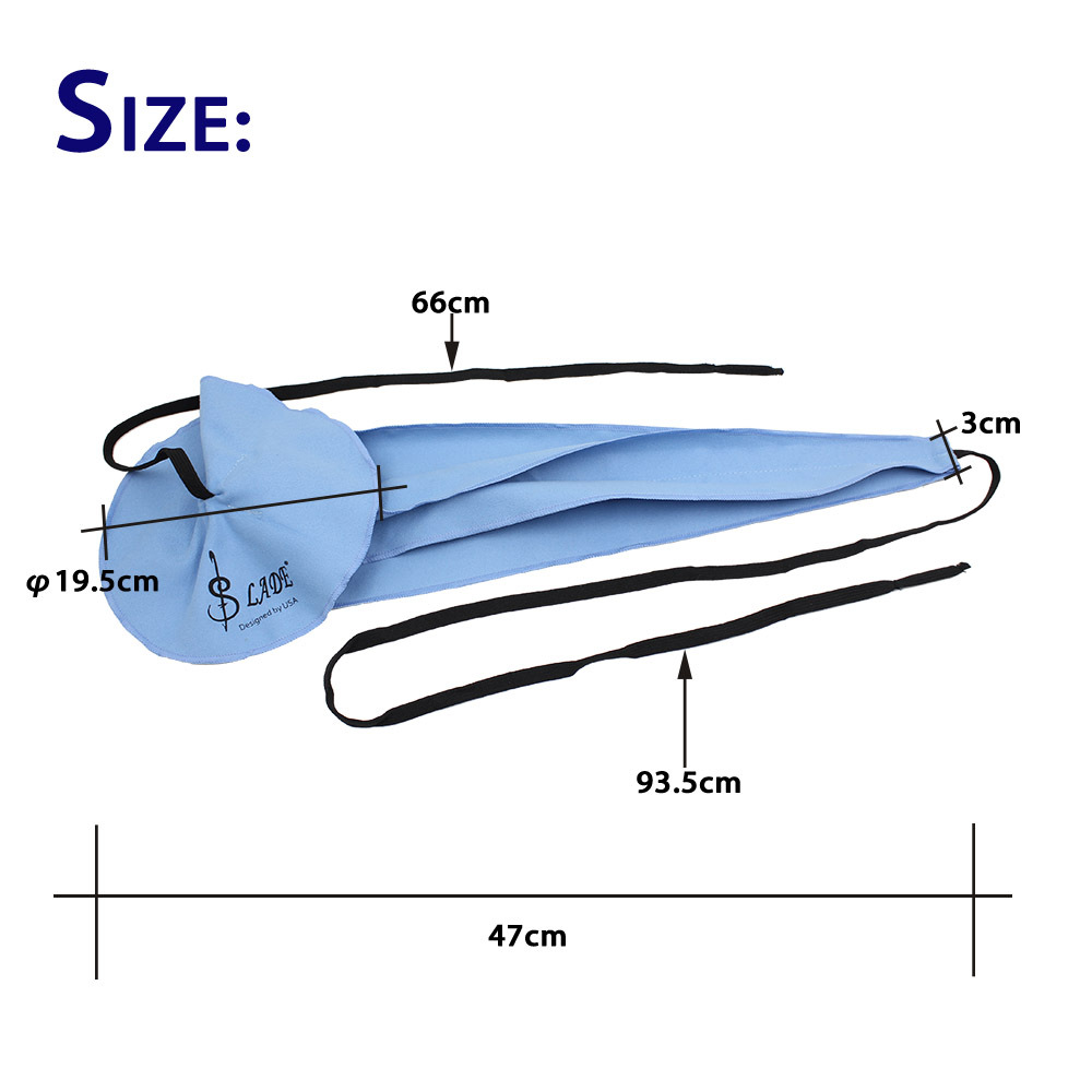 LADE alto, tenor saxophone, three-dimensional through-strip cloth, inner cavity cleaning, wiping and maintenance cloth, absorbent cloth pic 2