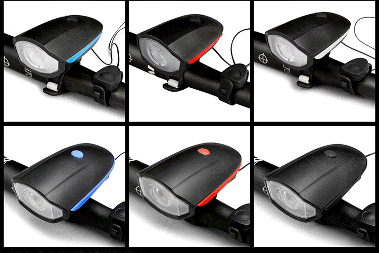 Bicycle horn light USB charging T6 front bell smart outdoor cycling equipment mountain bike horn front light pic 5