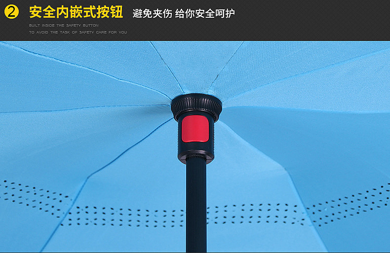 汽车反向晴雨两用太阳伞可站立反转C型直杆广告伞定制印刷logo详情8