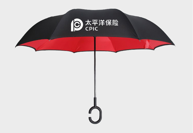 批发长柄汽车反向伞C免持晴雨太阳伞两用直杆广告伞定制logo详情38