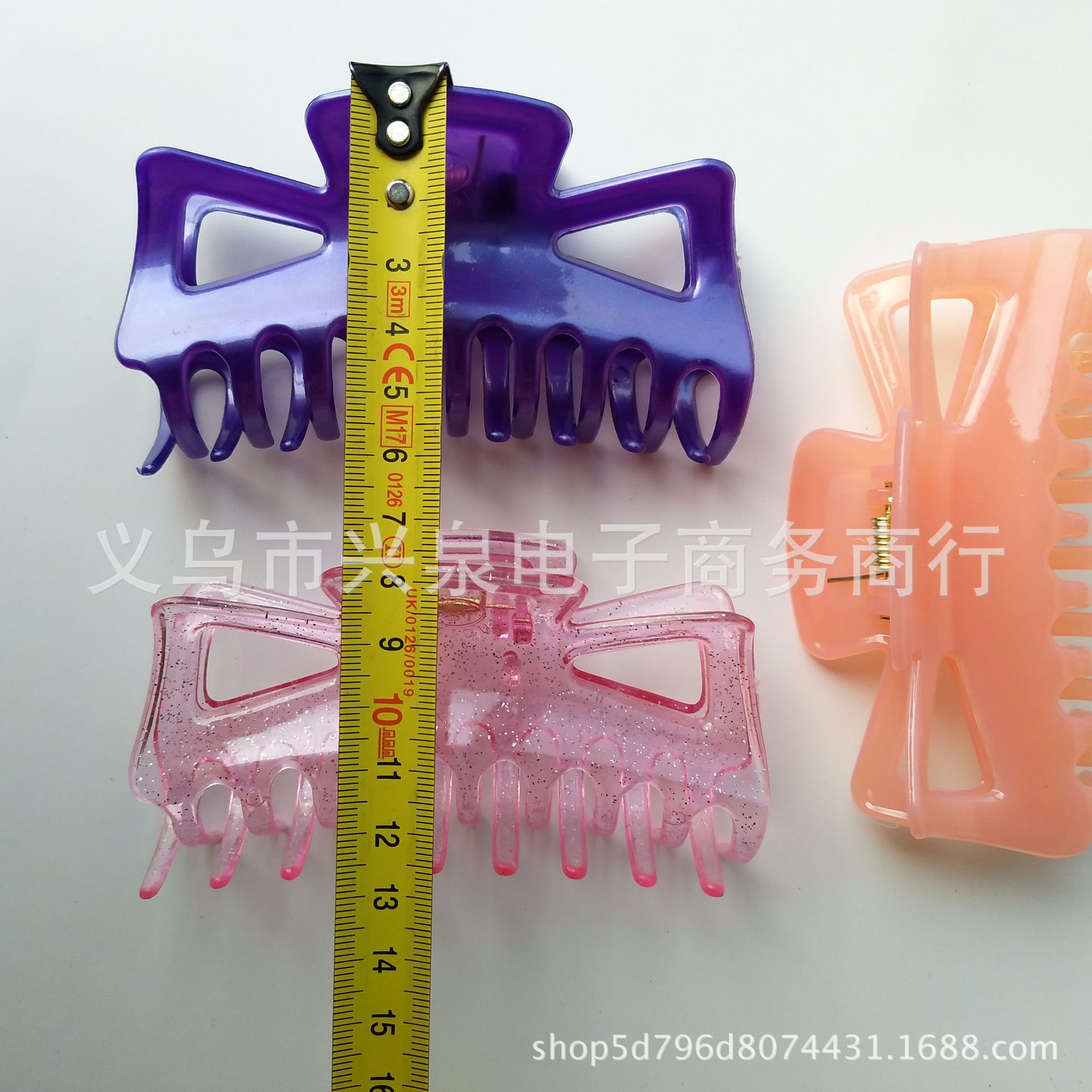 【1-7 Zones 】 One 9-prong clip, 1,440 large grippers, multi-color mixed 9-prong hair clip grippers, 1-yuan store accessories wholesale, Yiwu Department Store wholesale pic 5