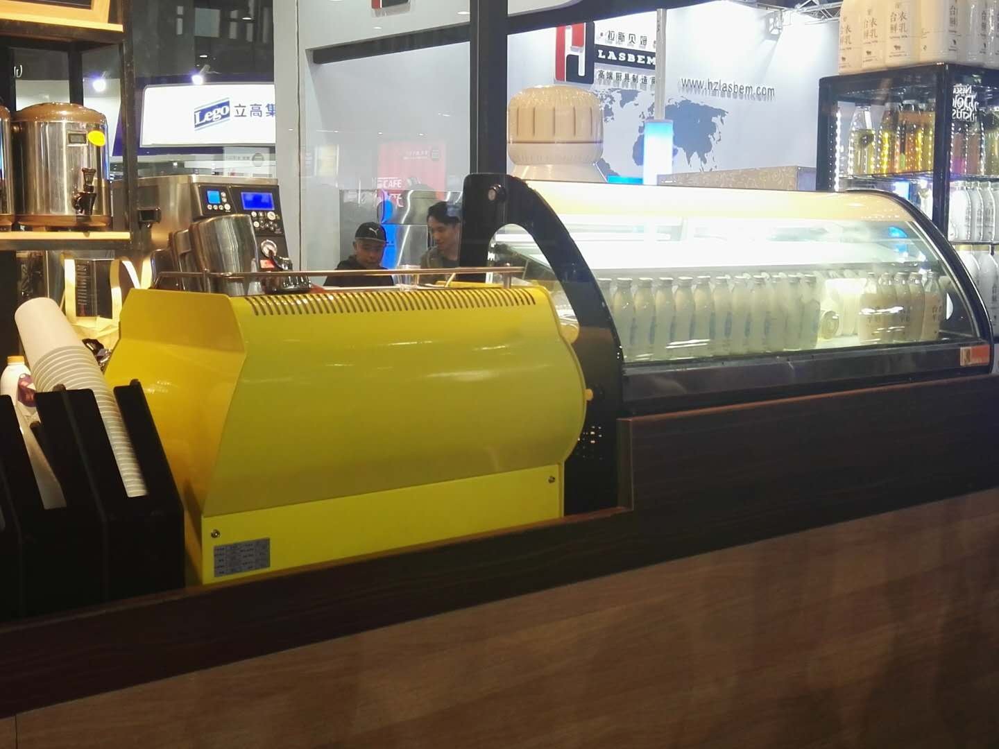 Comercial doble cabeza semiautomática E61 control electrónico máquina de café leche espuma pic 37