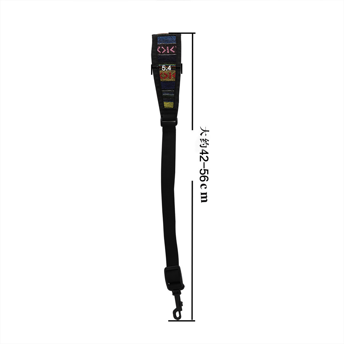 Saxophone shoulder straps, high-elastic cotton ethnic style saxophone neck straps, saxophone special hanging straps, instrument shoulder straps, and hanging straps pic 2