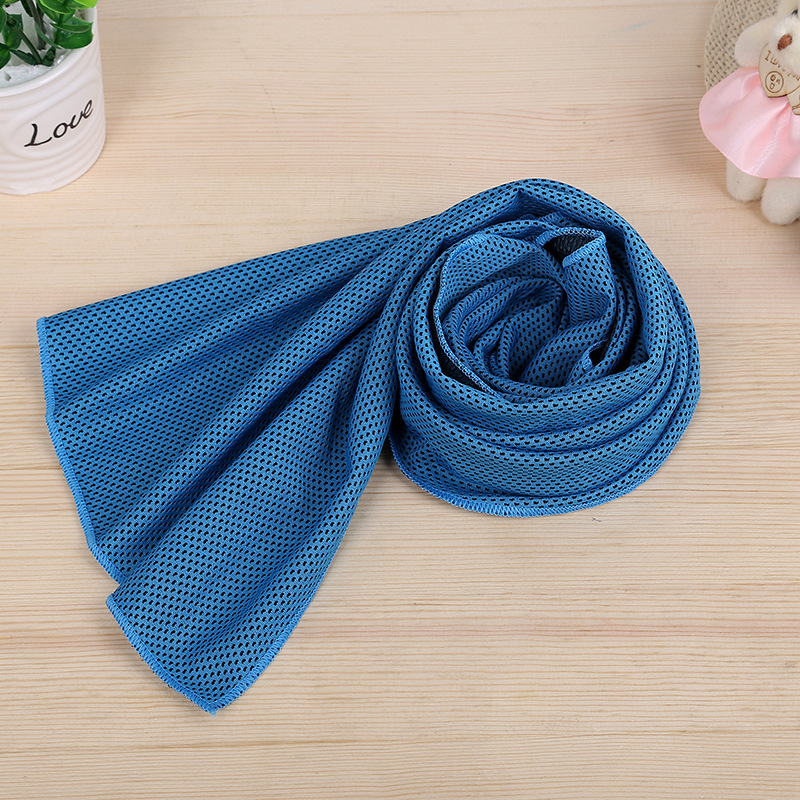 One-piece consignment outdoor sports cold towel, summer cooling towel, cooling towel manufacturer, two-color, double-layer sports cup, wholesale at street stalls pic 5