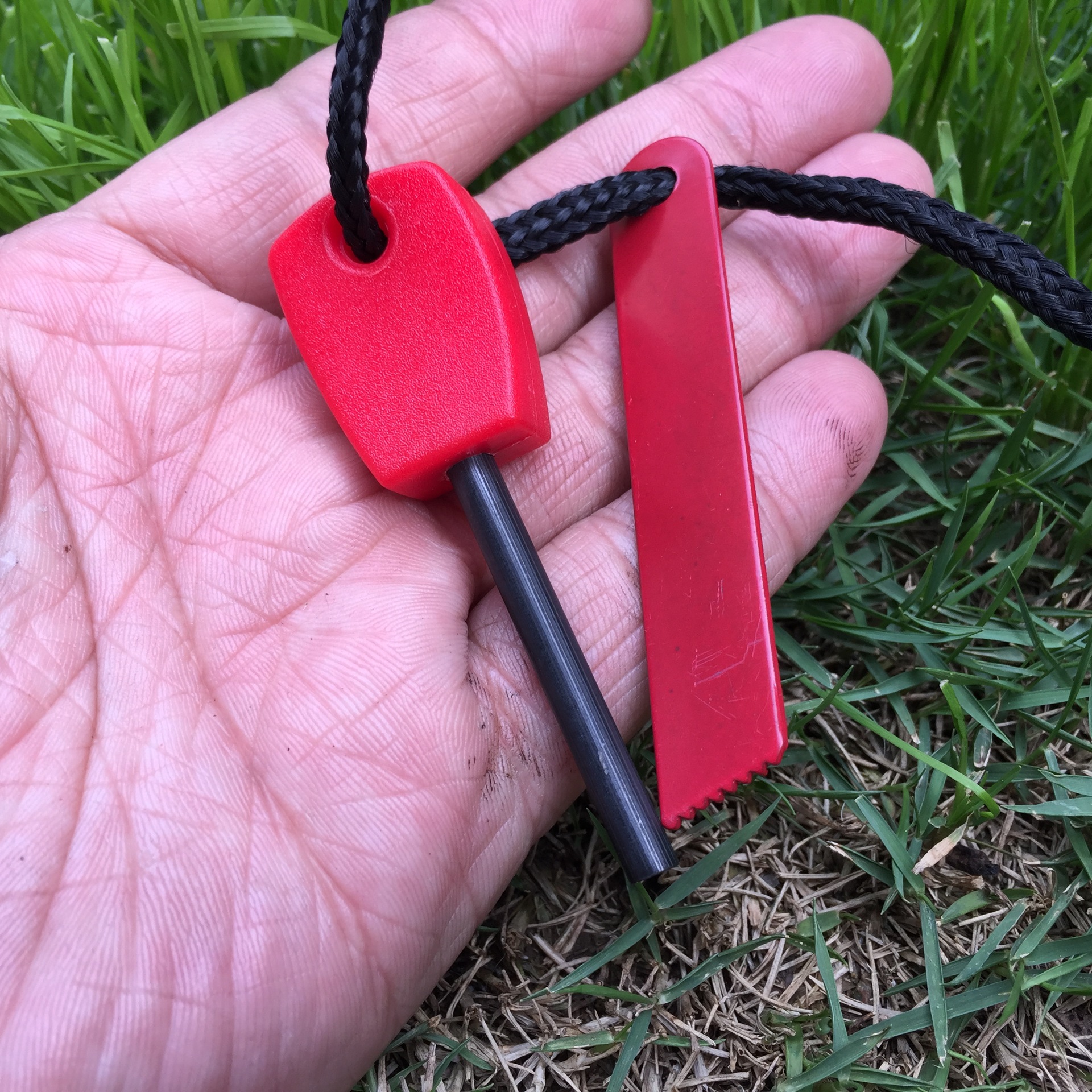 Small Camping PSK survival Outdoor Equipment Economy Edition Small Mini Flint Waterproof Fire Magnesium Strip pic 5