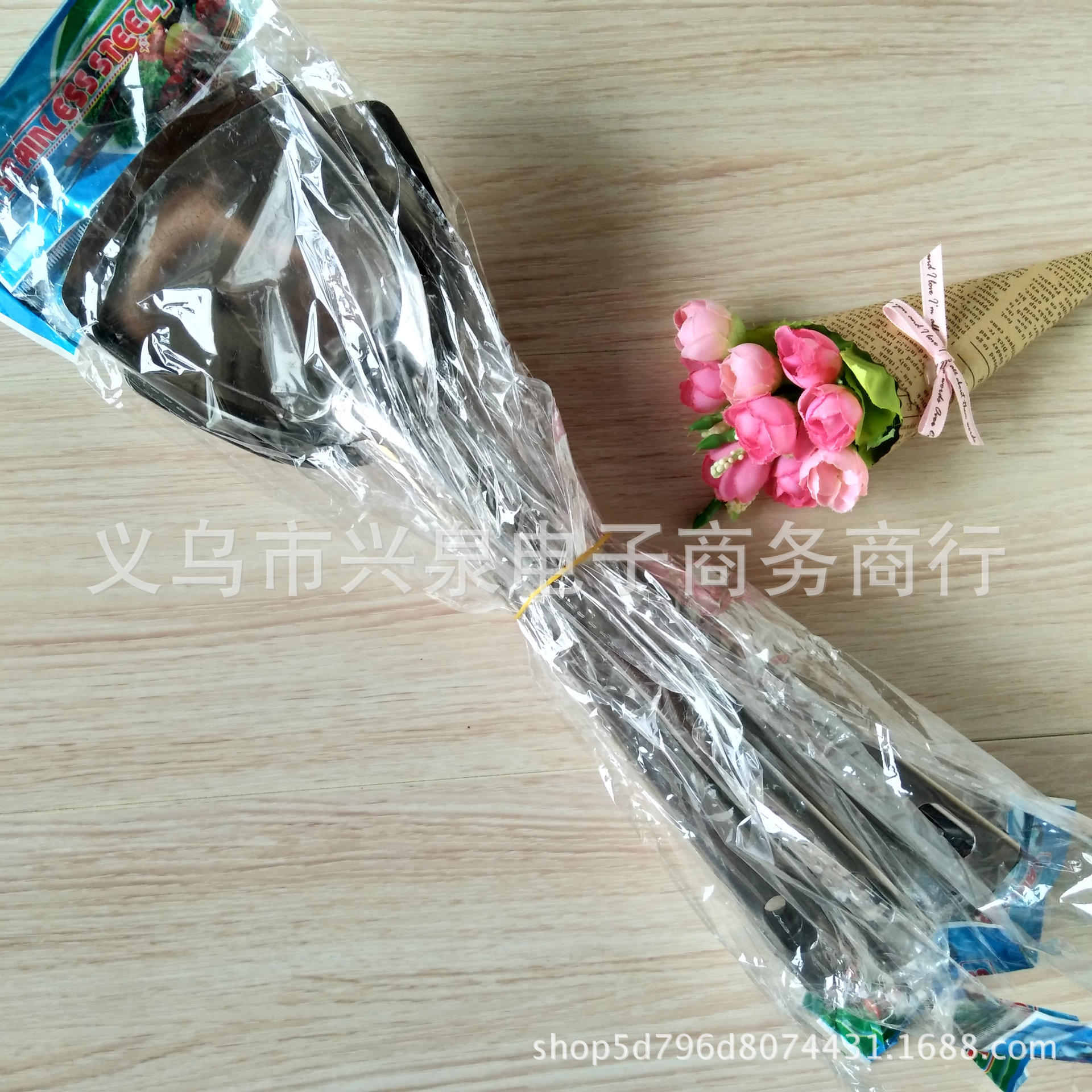 【 Zone 2-4 】 Large stir-frying spatula 1000 per box, stainless steel spatula, stir-frying spatula, cooking spatula, stainless steel spatula, kitchenware wholesale pic 1