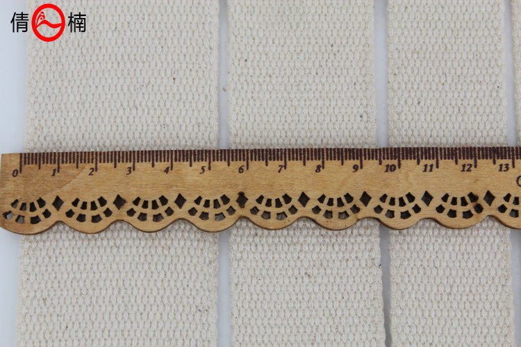 2cm/25/30/40/50mm wide all-cotton woven straps, bag straps, hand straps, clothing accessories, high density pic 10