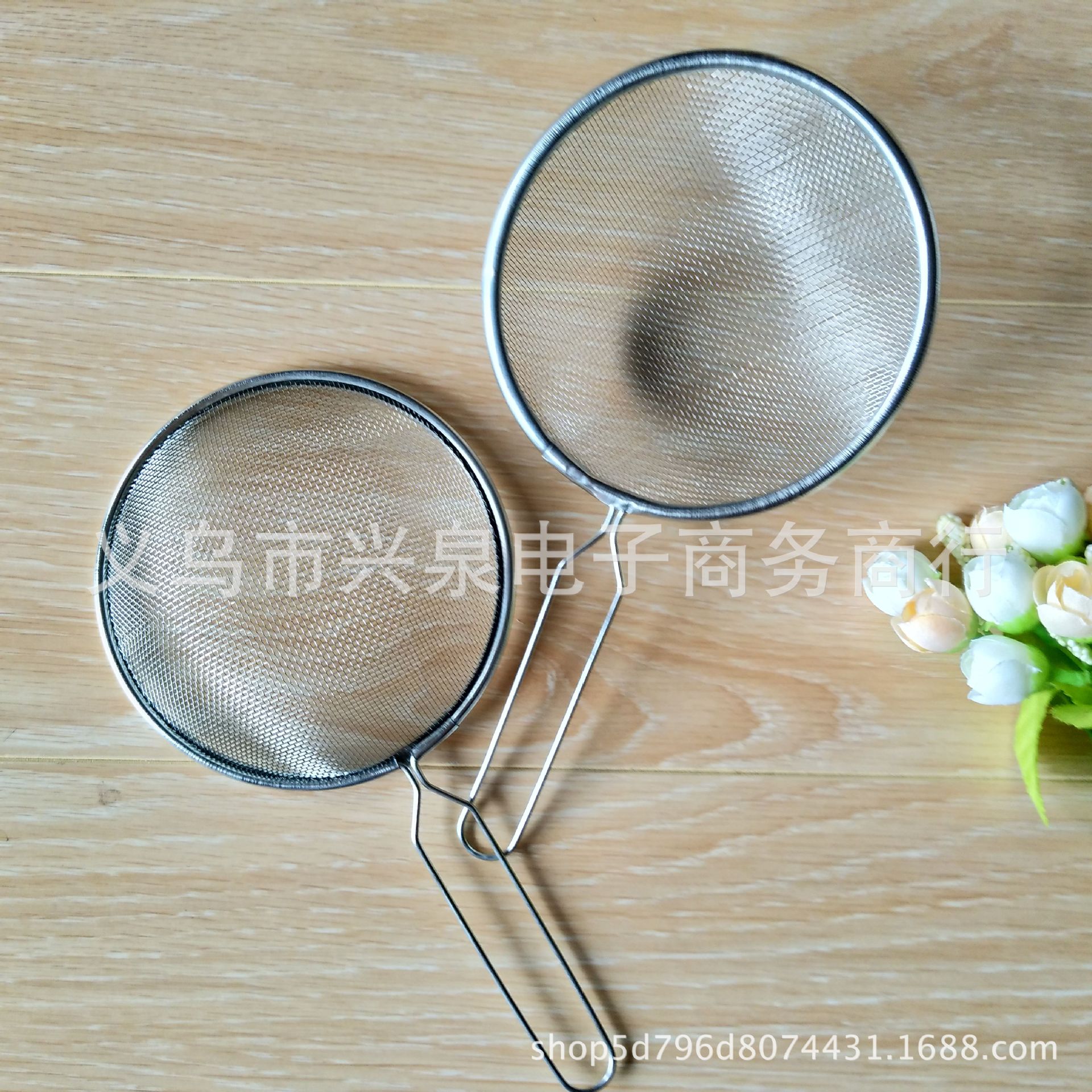 【 Zone 2-13 】12# oil filter 500 yuan per box, 12# oil grid oil filter leakage net, household oil leakage net, oil scoop hot pot oil leakage net, leakage spoon small tools wholesale one yuan pic 4