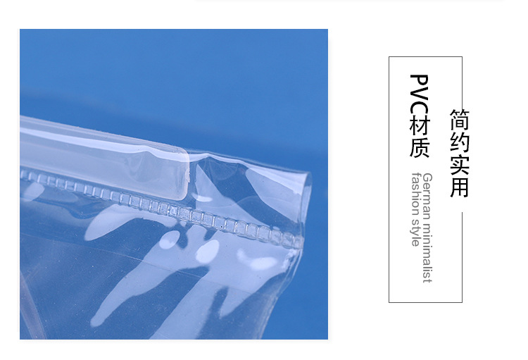 Source factory PVC hook bags, PVC cosmetic bags, PVC cosmetic bags, PVC clothing bags, packaging bags, customized transparent bags pic 8