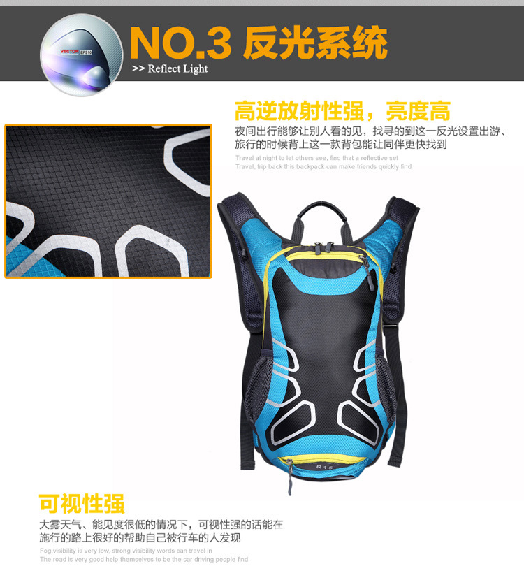 外贸户外尖锋正品骑行背包男士户外旅行防水减负双肩背包一件代发详情11