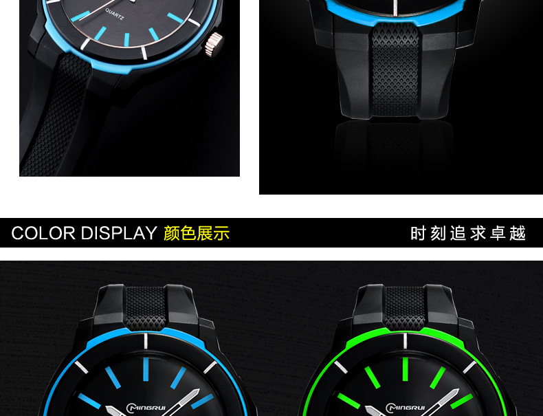Mingrui, a popular brand manufacturer, offers sports luminescent waterproof electronic watches for boys, quartz watches for middle school students, and e-commerce distribution for girls pic 10