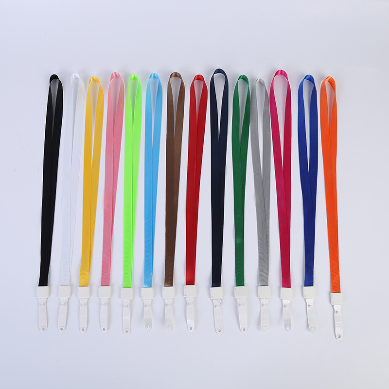 1.5CM one-piece leather strap straight extension lanyard, work ID lanyard, logo printed, name tag, lanyard manufacturer wholesale pic 14