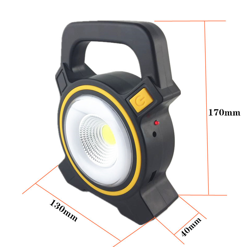 COB work light, emergency light, portable light, USB charging, outdoor camping light, searchlight, mobile maintenance light pic 3