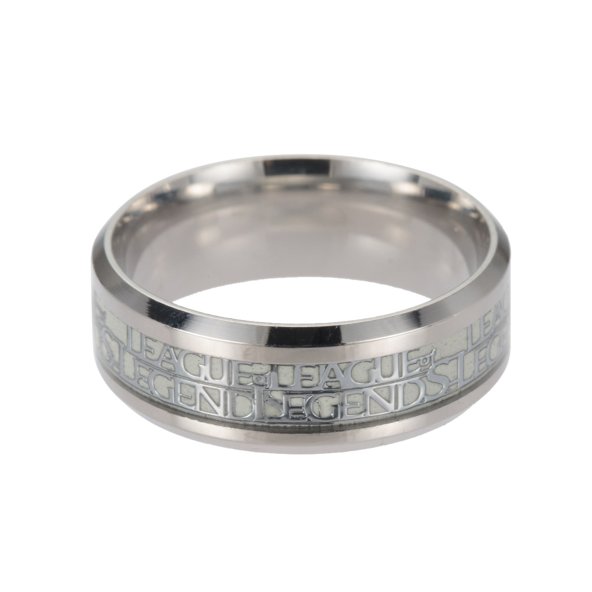 League of Legends peripheral fluorescent rings, LOL stainless steel rings, fashionable rings, titanium steel jewelry, fan souvenirs pic 26