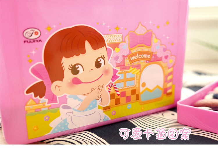 帮多-儿童卡通玩具收纳箱方形小号药箱储物箱整理盒详情10