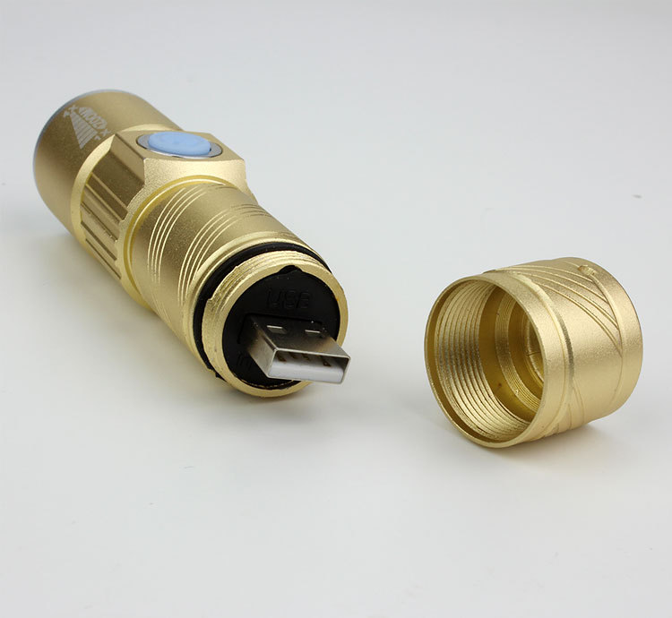 Tiger Hunter Strong Light Flashlight LED strong Light Charging Home USB charging mini Aluminum alloy small flashlight pic 39