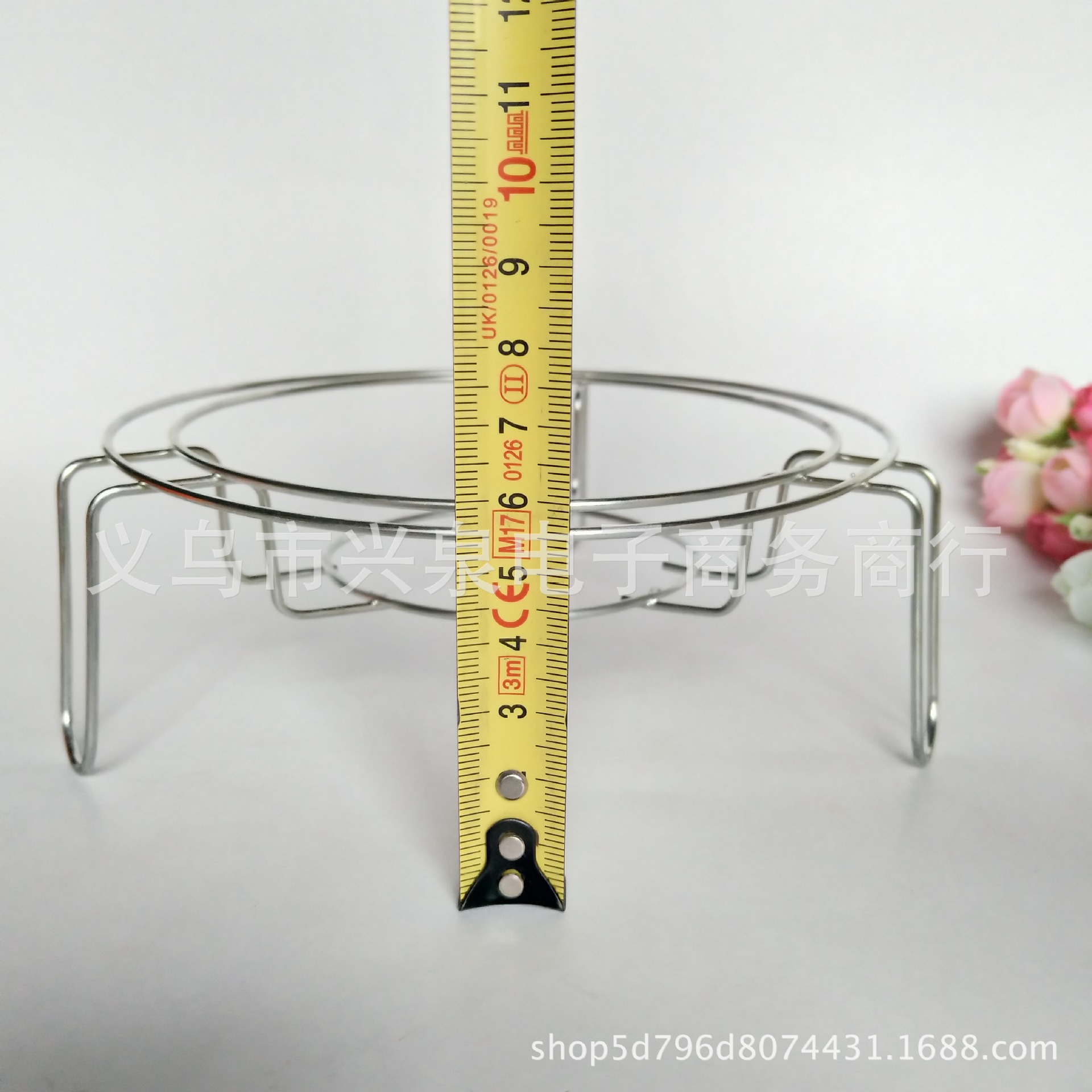 【 Zone 2-12 】 Double-layer steamer rack 600 yuan per box, double-layer steamer rack, pot rack, metal triangular steamer rack, kitchenware 1 yuan 2 yuan, small commodity wholesale pic 4