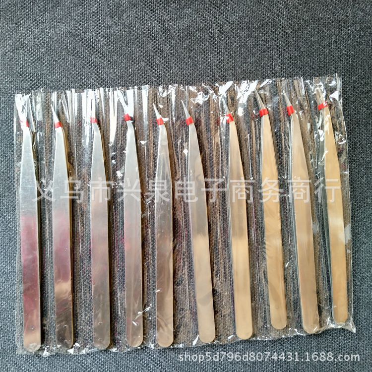 【 Zone 1-10 】 Large elbow tweezers 10 pairs / 100/ 2000 yuan elbow tweezers Stainless steel finger pliers 16 cm elbow tweezers maintenance tools 1 yuan per piece supply pic 1