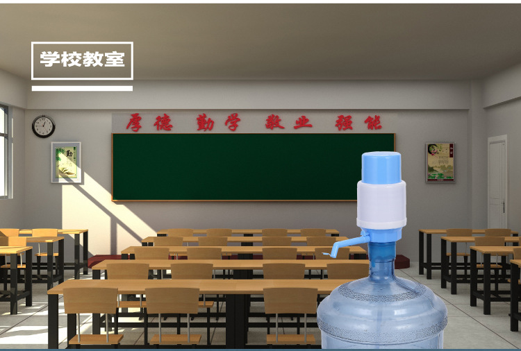 桶装水抽水器手动压水泵手压式饮水器饮水手压泵压水器止水01146详情15