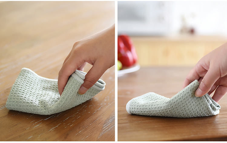 Japanese SP Waffle kitchen table cleaning cloth, fine denier fiber bathroom stain removal cloth, multi-purpose cleaning absorbent cloth pic 23