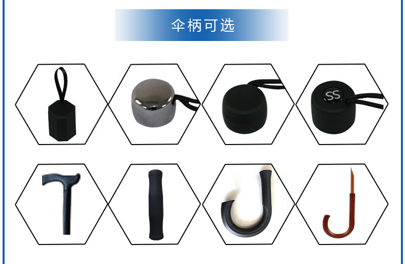 彩虹色雨伞16骨创意自动彩虹伞广告伞长柄雨伞直杆礼品伞批发现货详情11