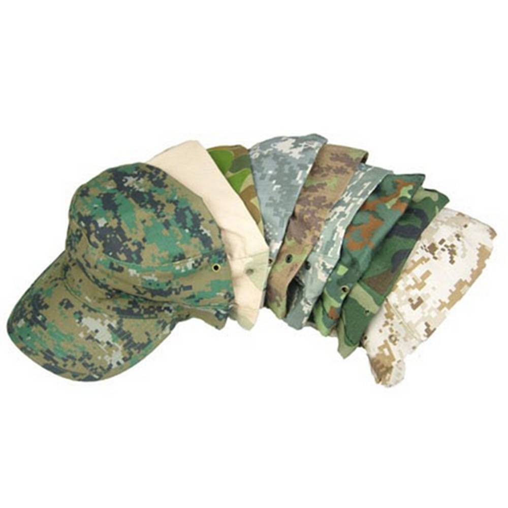 Dinghong Military Enthusiast Outdoor camouflage flat top hat, male special forces soldier Penney hat, soldier cap, combat cap, training cap, female pic 1