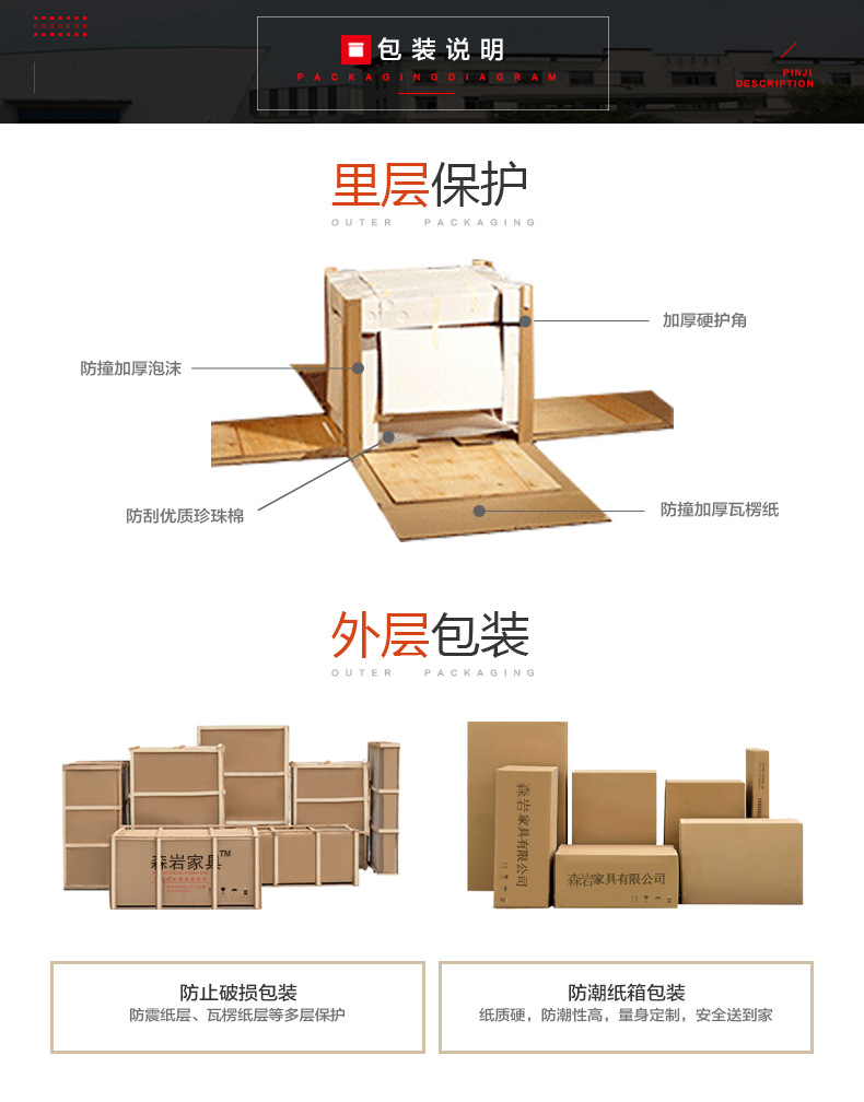 美式复古家具1.8米实木双人床简约法式安娜床简约高箱储物主卧床详情19