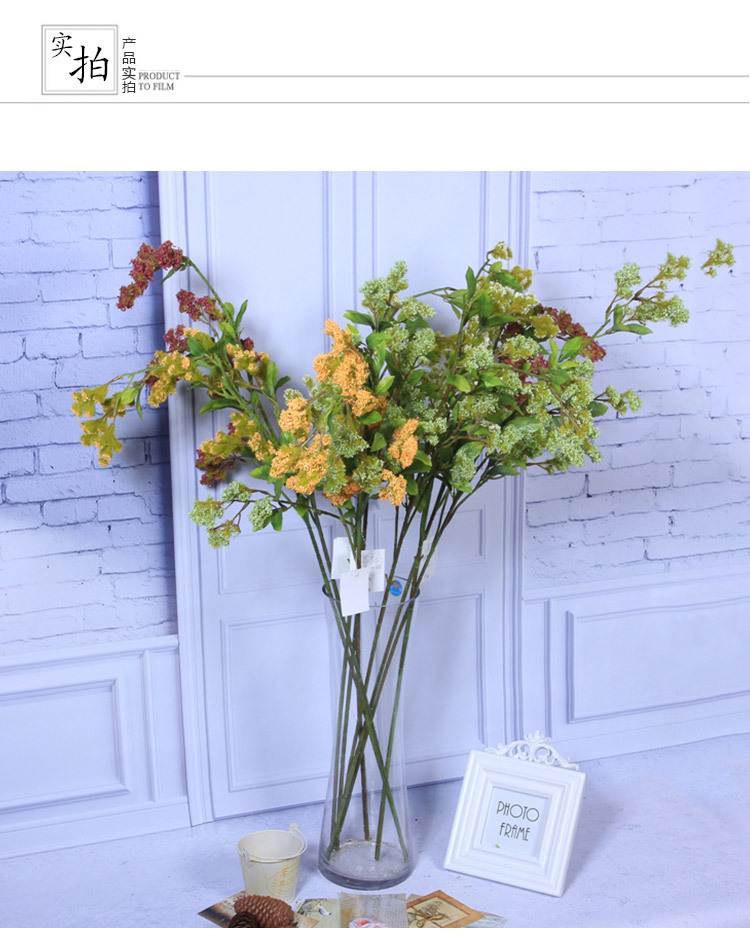 仿真桂花仿真花婚庆花艺仿真四季桂桂花树婚庆布景场景布置背景详情4